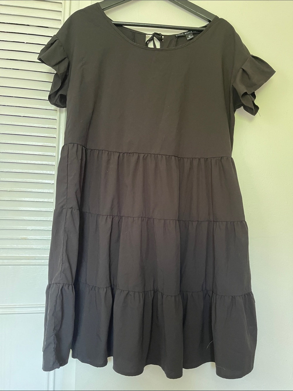 HYFIVE Black Baby Doll Dress